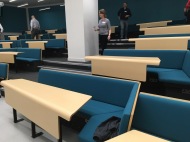 Lecture seating that also enables group working